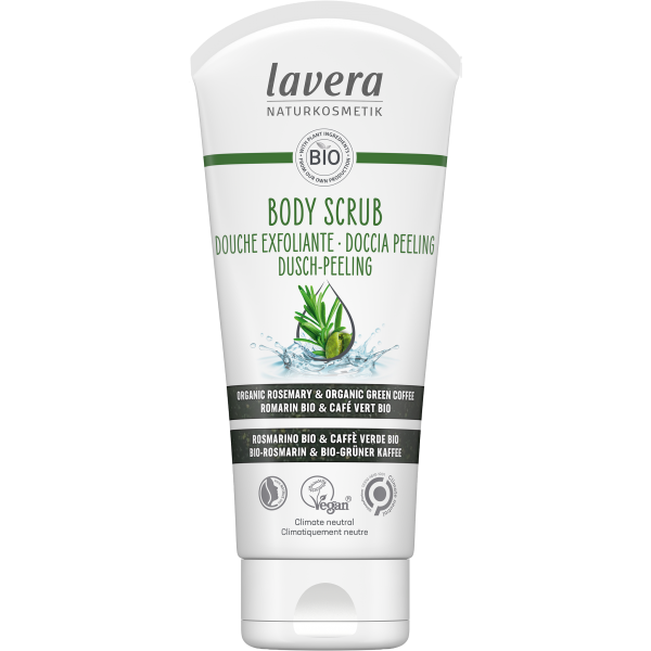 Lavera Body Scrub 200ml - Organic Rosemary and Organic Green Coffee